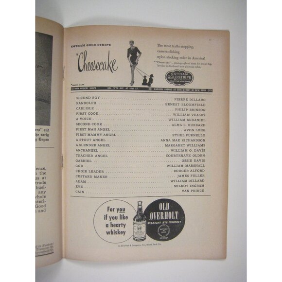 1951 Playbill The Green Pastures Broadway Theatre Program Wigreen Company - Picture 3 of 6